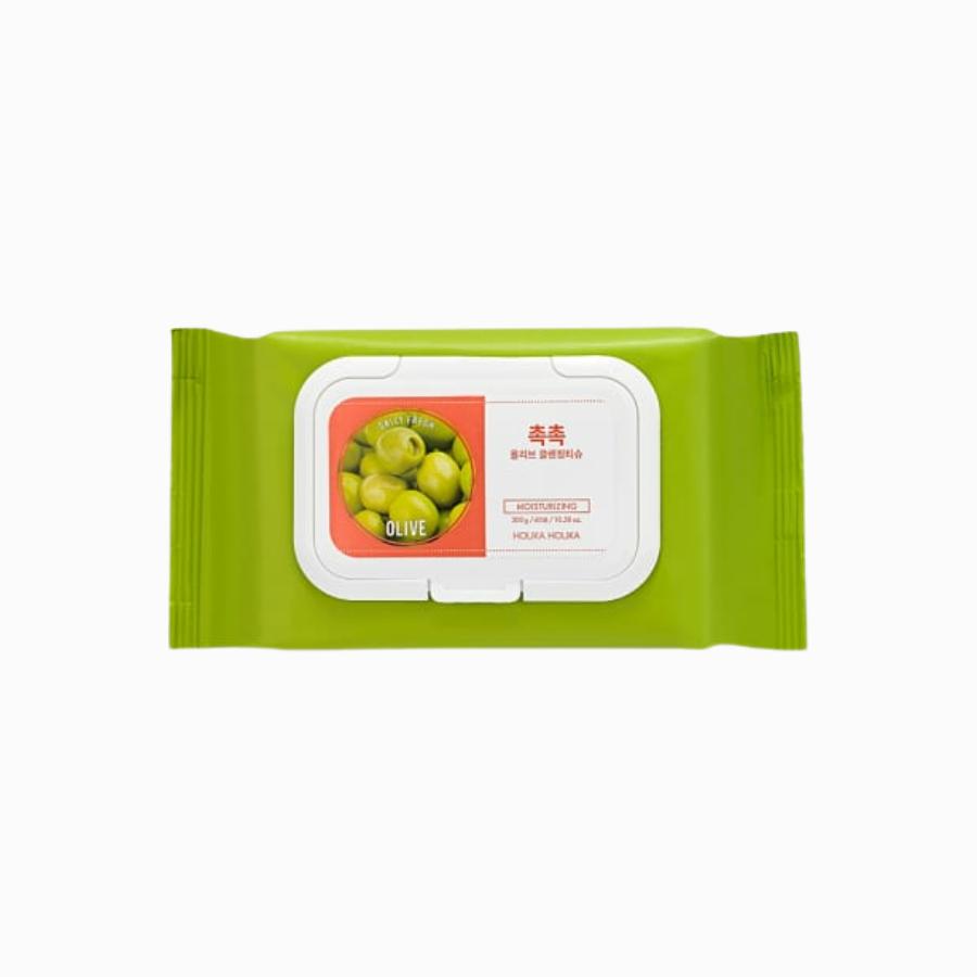 

HOLIKA HOLIKA Ежедневные освежающие салфетки для очищения с оливой 60 шт. 1pc