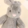 1Pc Cute Rabbit Shape Plush Pencil Case Plush Animal Stuffed Toy Stationery Pouch Makeup Bag Storage Bag School Supplies