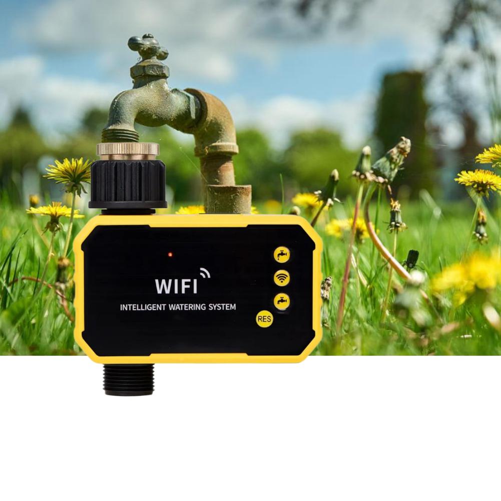 Smart Plant Watering System with Solar Panel WiFi Connectivity and Rain Detection for Scheduled Garden Irrigation
