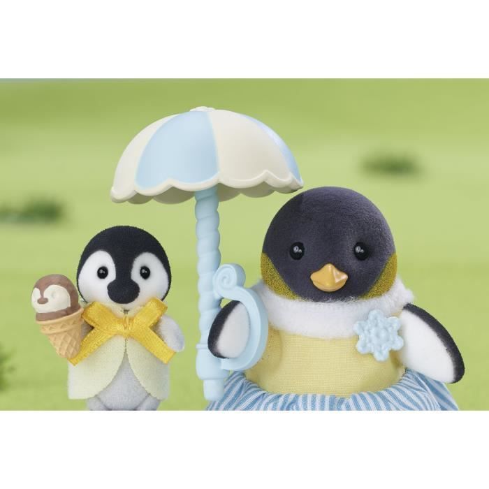 Poupée - SYLVANIAN FAMILIES - La famille Pingouin - Blanc - Multicolore - Modèle 5694