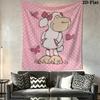 Jolly Logan Wall Tapestry Aesthetic Wall Hanging Printed Fabric Blanket Decorative Tapestries for Bedroom Living Room Home Decor