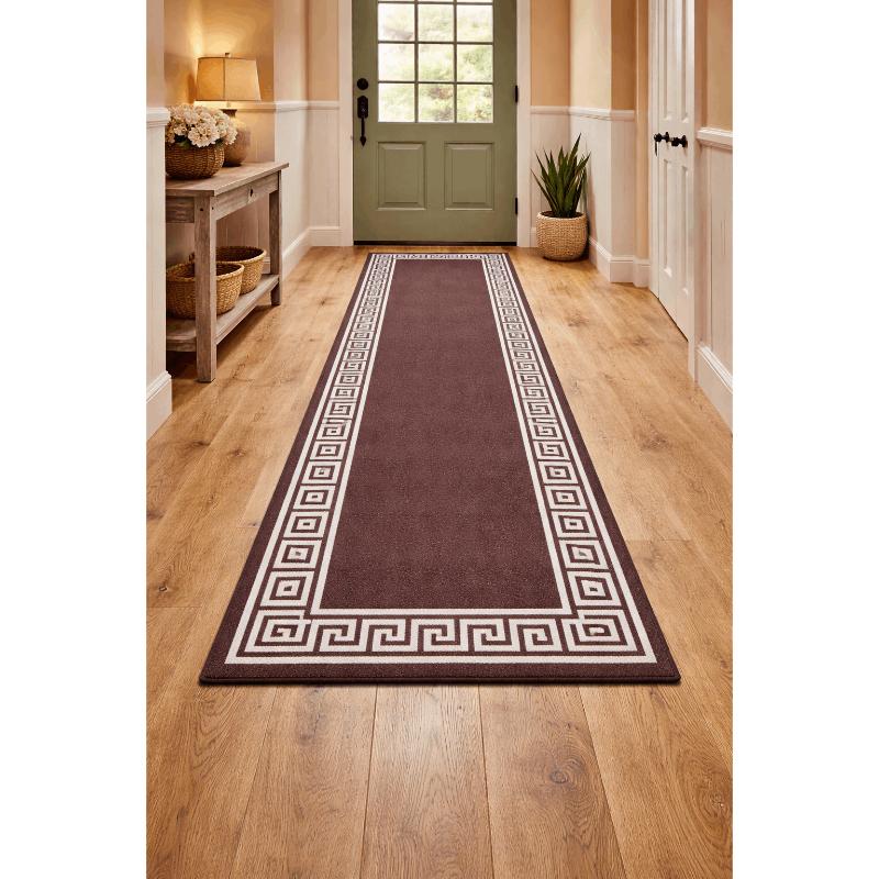 Modern Abstract Runner Rug Non Slip Washable Hallway Carpet for Entryway Kitchen Bedroom Farmhouse Indoor Floor Decor