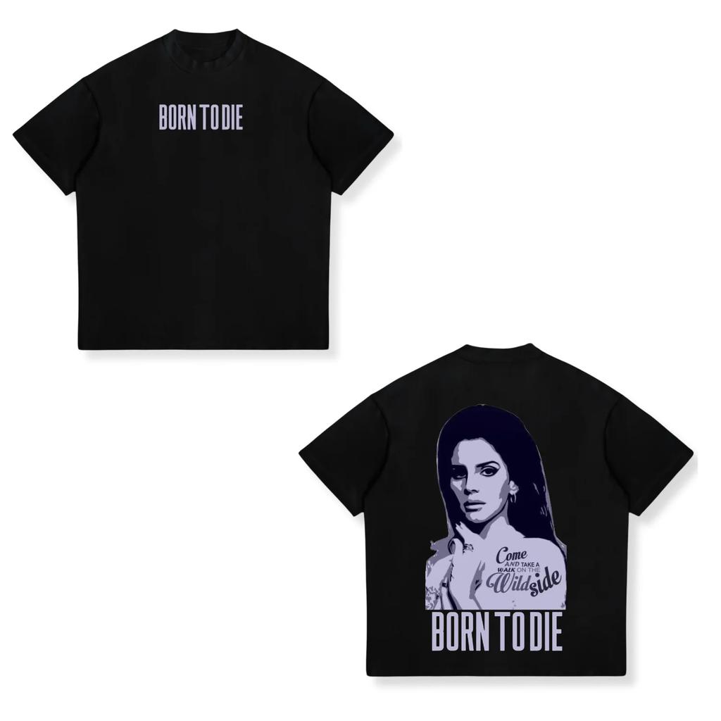 Singer Lana Del Rey Graphic T Shirt Unisex Women Fashion Hip Hop 90s Vintage TShirts Oversized Cotton Casual Tshirt Y2k Streetwear