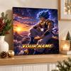 Gogeta Custom Name Diamond Painting Personalized 5D Full Drill DIY Diamond Art Home Decor