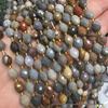 6x8mm Faceted Oval Natural Stone and Crystal Beads for DIY Jewelry