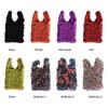 Retro Expansion Elastic Bubble Bag Fold Large Capacity Pleated Handbags Multi Purpose Stretch Mini Bag Women Female