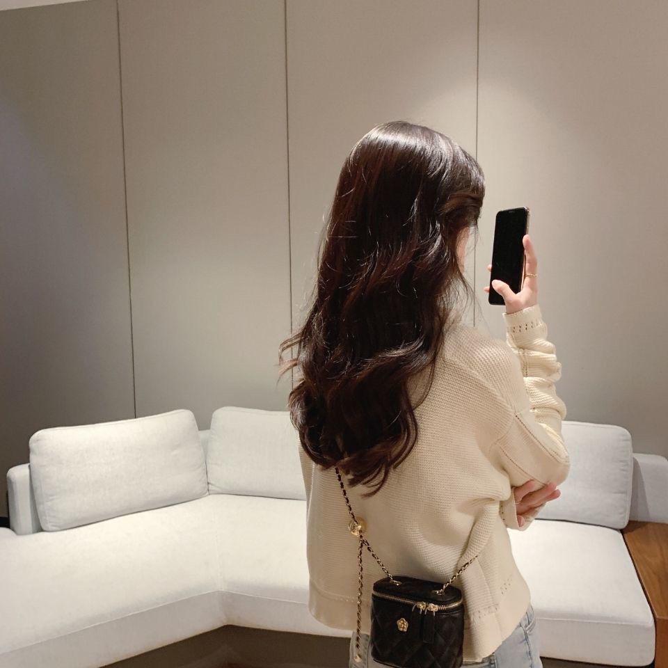 Camellia Diamond Chain Mini Bucket Bag - Secret Garden Style