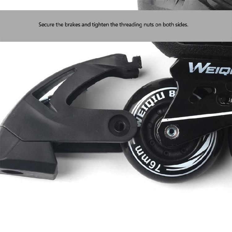 1Pc Inline Skate Brakes Block Stopper Replacement Universals Roller Skate Brakes Pads Skating Safety Brake Enduring