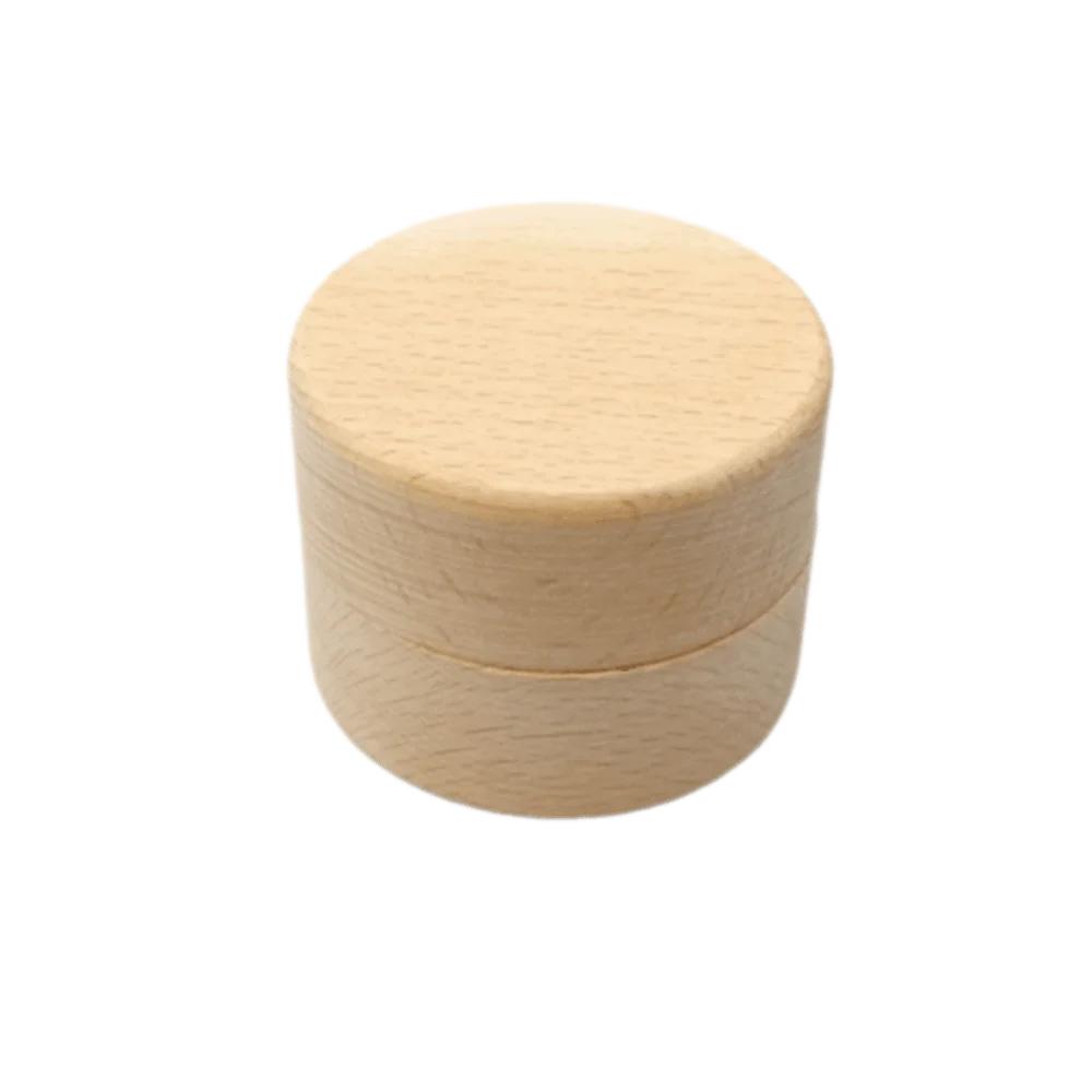 

Durable 5cm Round Jewelry Box Collection Earrings Holder Wood Storage Box Necklace Organize Primary Teeth Storage Home S