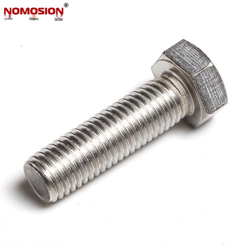 304 Stainless Steel Hex Bolt, Fully Threaded, 1/4 - 7/8, ANSI B18.2.1