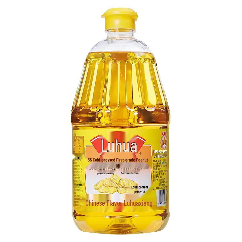 Luhua Pressed Peanut Oil (2 x 1.8L)