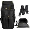 Multi-layer Electrician Tool Bag Adjustable Wear-resistant Waist Belt Pouch Thickened Waterproof Hardware Tool Pouch Electrician
