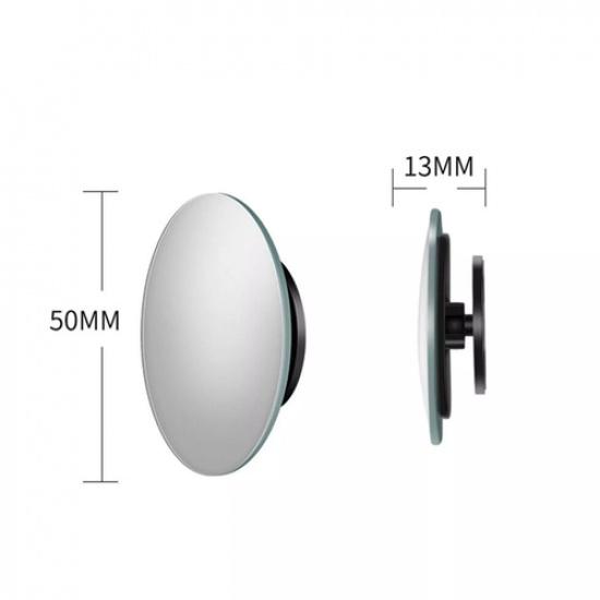 2PCS 360° Wide Angle Blind Spot Mirror Auto Convex Rear Side View Car Truck SUV