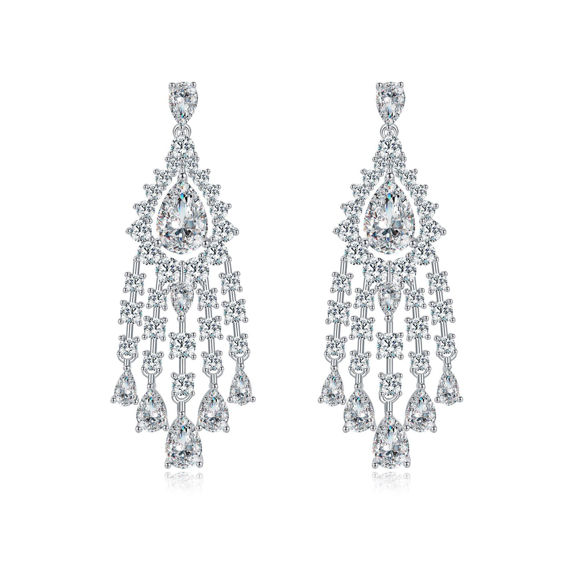 

Gica Gem из стерлингового серебра 925 пробы, персонализированные лаконичные серьги с каплями воды для женщин, тонкий темперамент, высококачественное ювелирное изделие, подарок белый