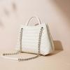 New Shoulder Bag Woven Bag Portable Large Capacity Leather Women's Bag Tote Bag