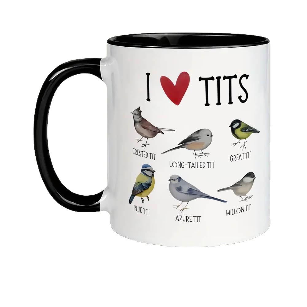 Новая керамическая чашка для птиц простая и креативная кружка в стиле инстаграм кофейная чашка с ручкой чашка бытовая кофейная чашка 301-400ml