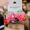 2PCS Colorful Crown Bear Elastic Hair Bands for Girls Lovely Children Hair Accessories Baby Headwear Ties