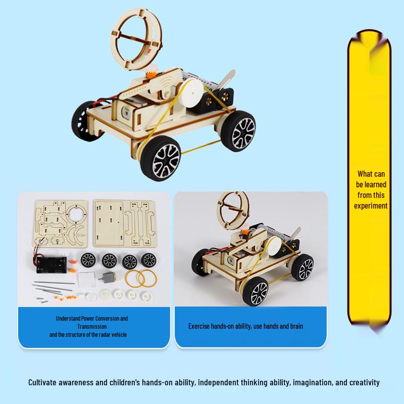 DIY Battlefield Radar Vehicle Model - STEM Educational Craft Kit