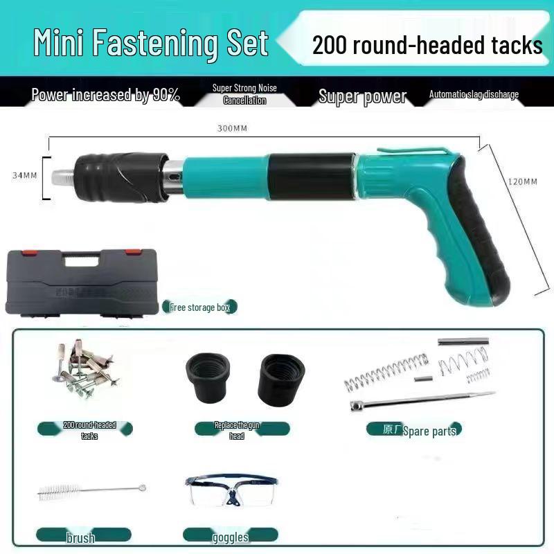 **Mini Nail Gun Silencer & Nailer Fixer for Ceiling Decoration**