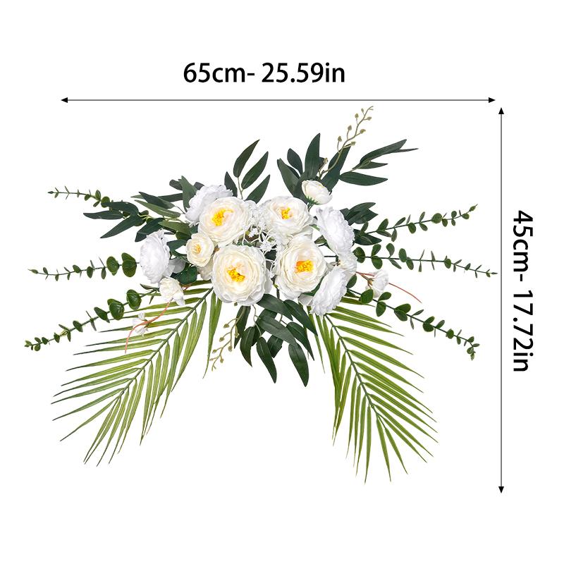 Grenzüberschreitender künstlicher Blumengirlande im pastoralen Stil Hochzeits-Hoteldekoration Geburtstagsfeier Heimdekoration Hängende Blumen