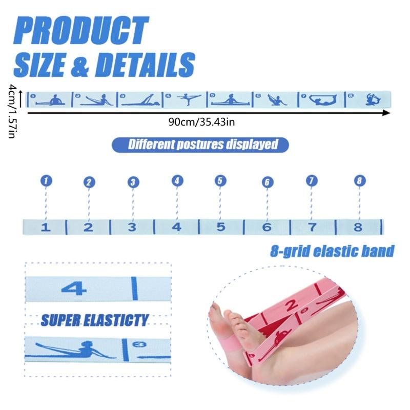 2lots Fitness Resistance Band Exercise Pull Strap Belt Bodybuilding Elastic Band Suitable for Various Fitness Level
