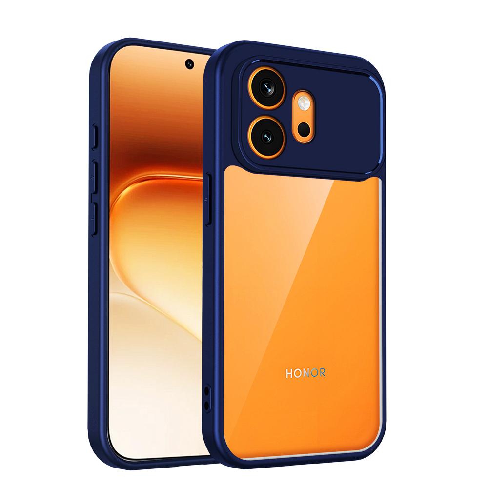 KEYSION Transparent Phone Case for HONOR 600 Pro 5G Soft Silicone+PC HD Clear Shockproof Phone Back Cover for Huawei Honor 600
