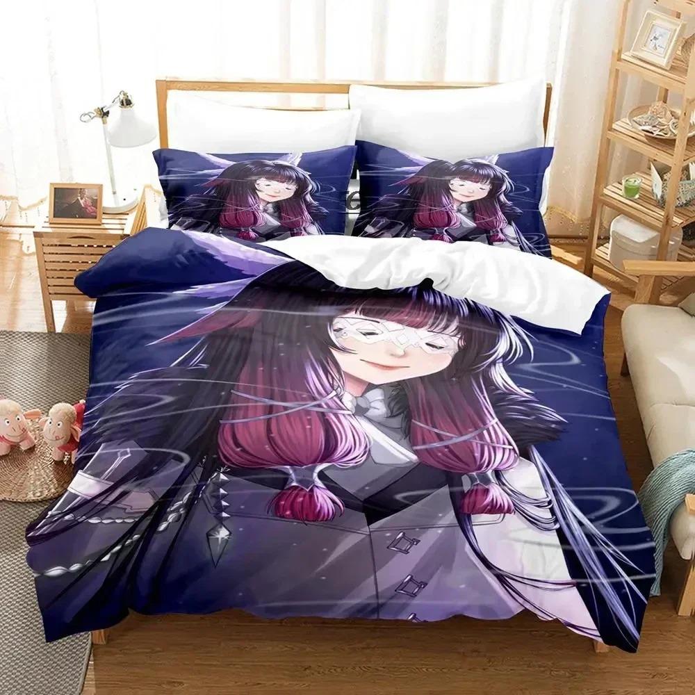 

Genshin Impact Columbina Bedding Set For Bedroom Soft Modern Bedspreads Comefortable Kids Duvet Cover Quilt Cover And Pillowcase 70x133cm 3pcs