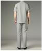Men's 2022 Summer Short Sleeve Tang Suit: Cotton Linen Two-Piece Set for Middle-Aged and Elderly Casual Wear