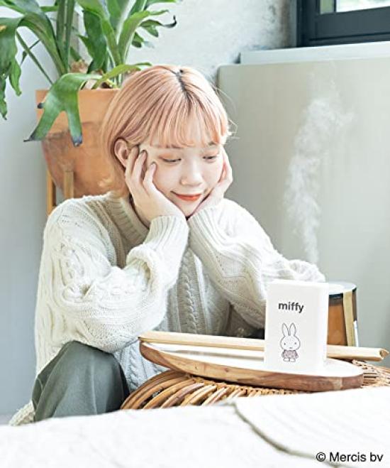 Miffy Book Type Humidifier USB Charging Tabletop (brown)