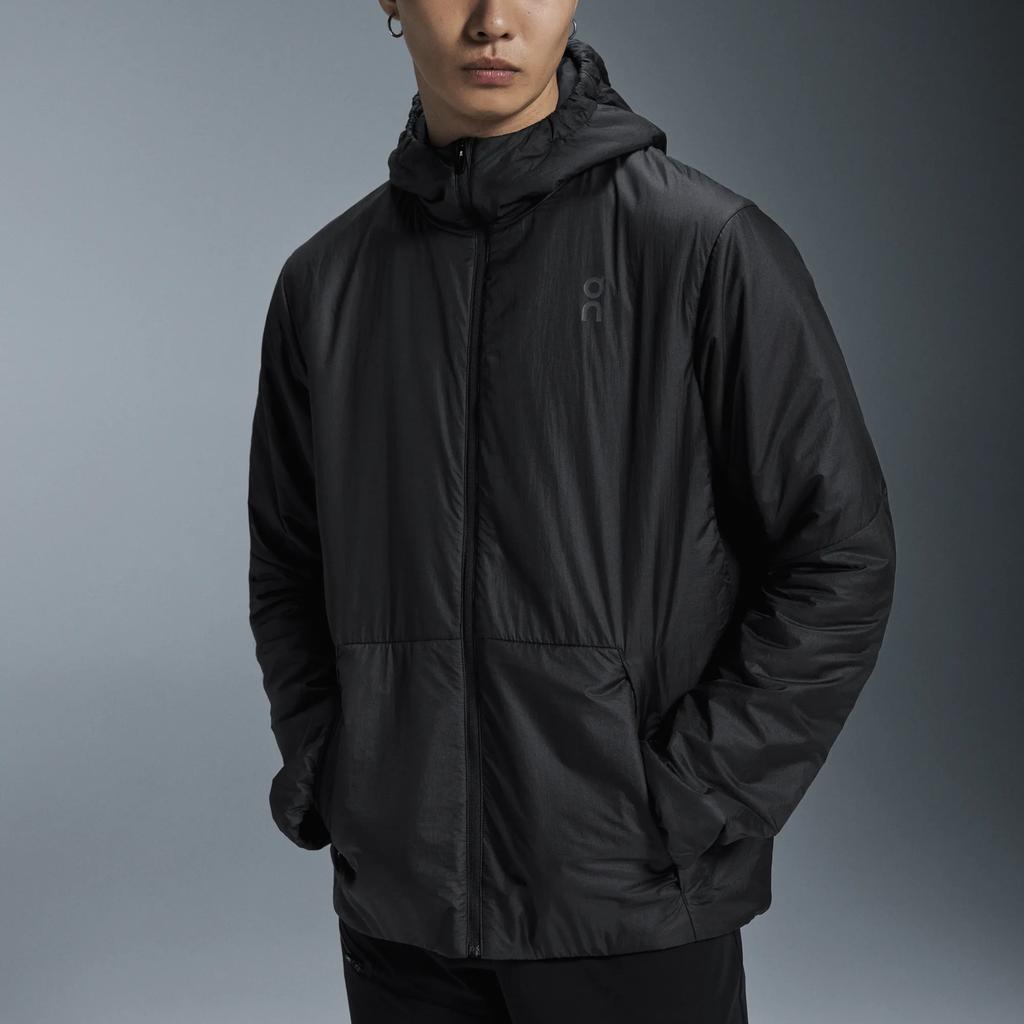 On Outdoor Warm Hooded Jacket Men Jacket Black 1ME30170553