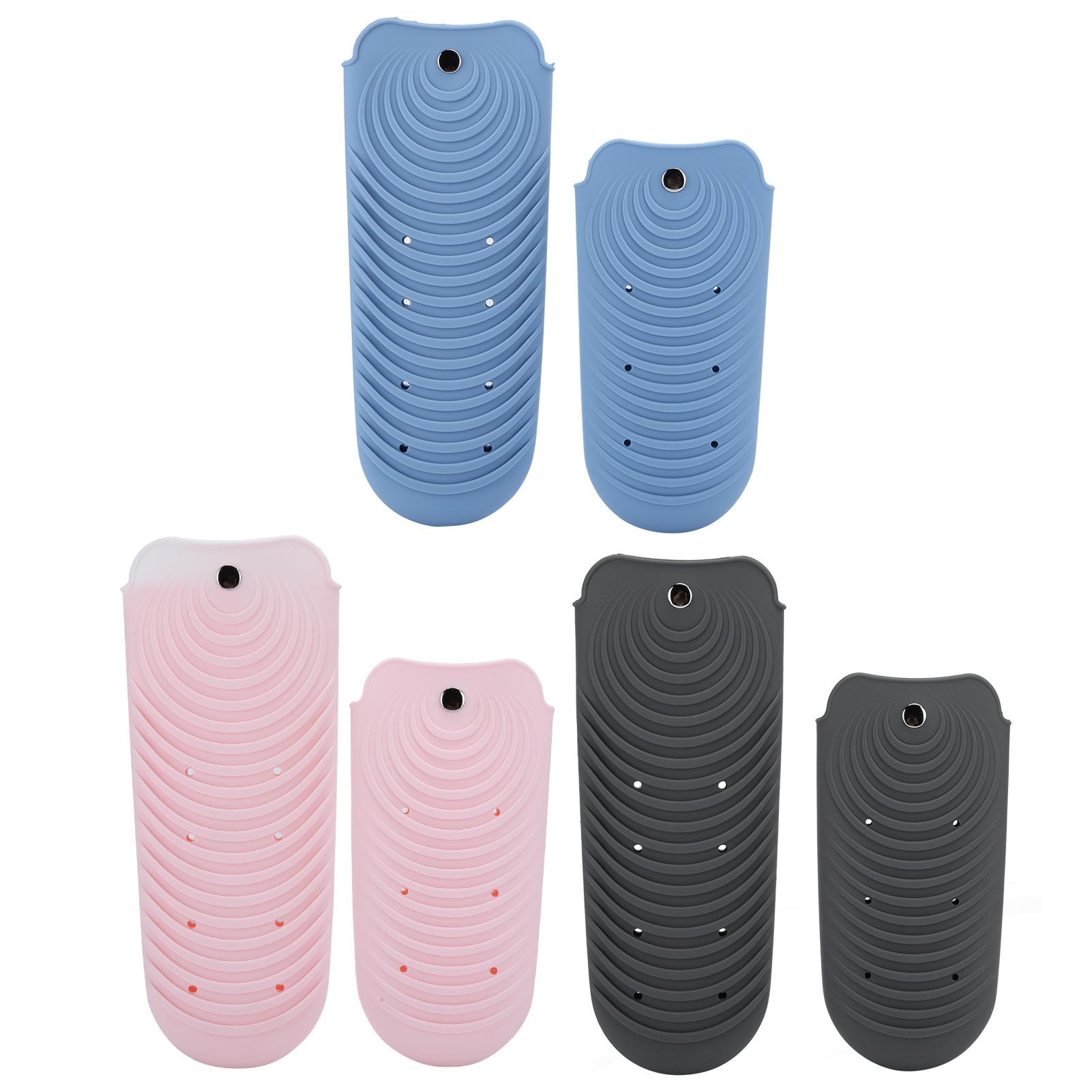 

2 шт. термостойкий силиконовый чехол, теплозащитный экран, держатель для плоского утюга, чехол для выпрямителя для волос