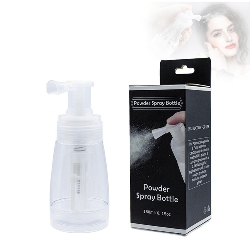 Make-up-Puder-Zerstäuberflasche, Reise-Sprühbehälter, Talkumpuder-Sprühflasche, Lotionsspenderflasche, drehbar, langlebig