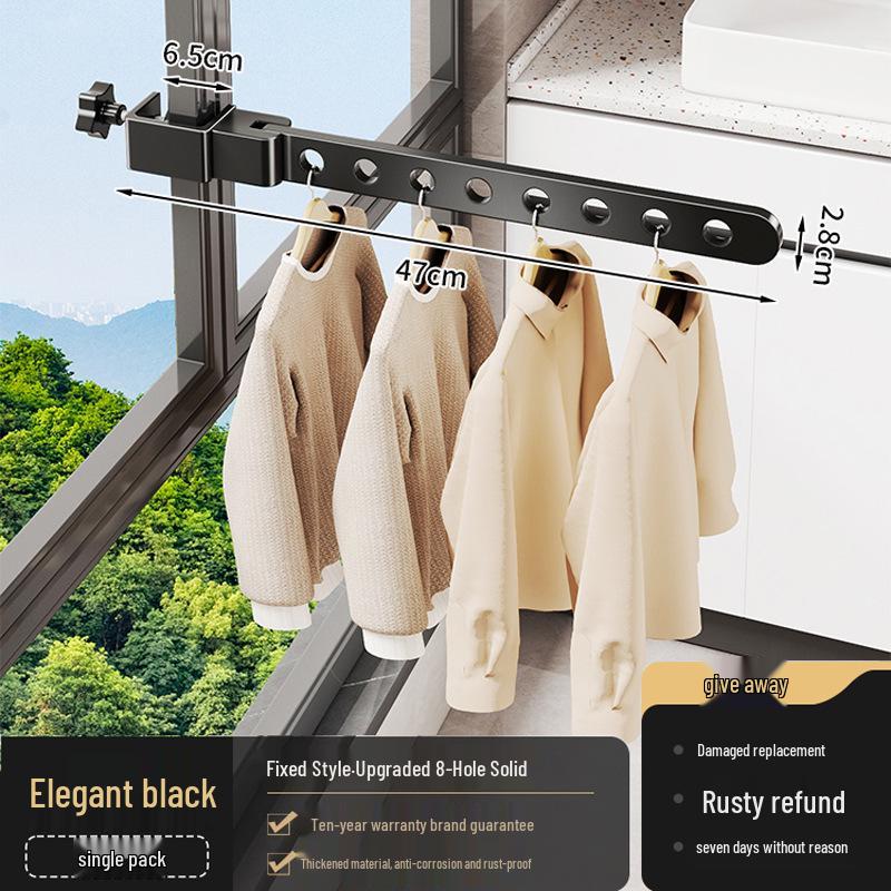 Антикражный зажим для сушки белья на балконное окно