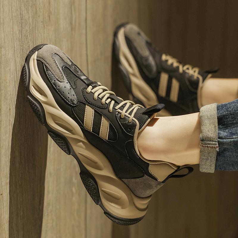 Shoes Autumn non-slip and wear-resistant casual sports Forrest Gump running sports lightweight black dad shoes