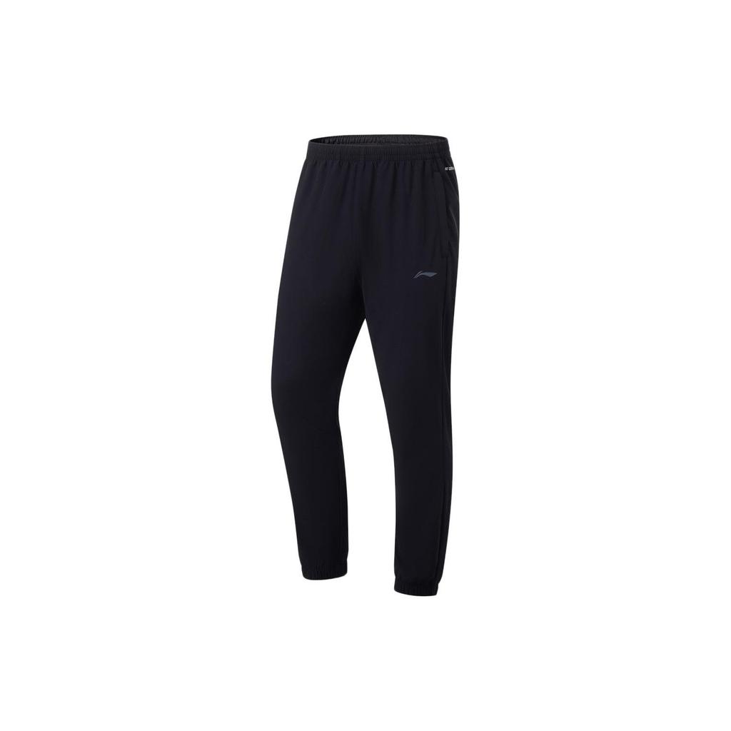 Li Ning Fitness Series Knitted Sweatpants Men's Black AYKU659-1