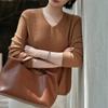 Early Autumn 100% Pure Cashmere Women's Loose Fit Seamless Knitwear