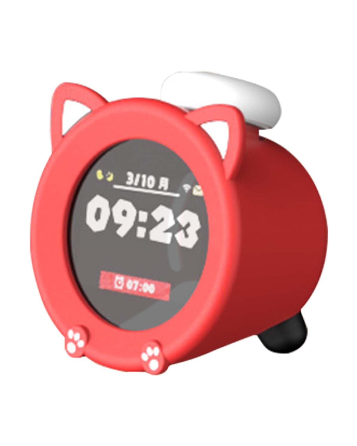 

YAJOJO Силиконовый защитный чехол для Nintendo Nintendo Sound Clock Alarmo Совместим с Nintendo Nintendo Sound Clock Alarmo (красный) - Ударопрочный,