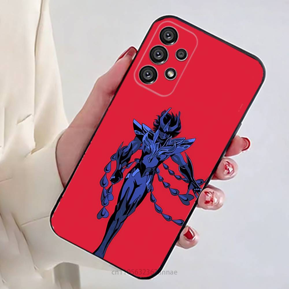 S-Saint Seiya Knights Zodiac Phone Case for Samsung Galaxy A73,23,53,33,14,24,13,72,22,52,32,54,A34 Soft Cover