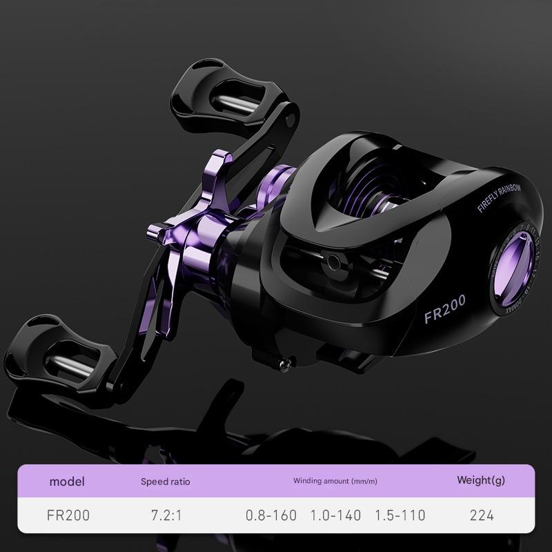 Mavllos 7.2 High Speed Ratio 8KG Strong Brake Anti-explosion Line Unloading Alarm Special Long-distance Casting Reel for Perch/horse Mouth/croaker