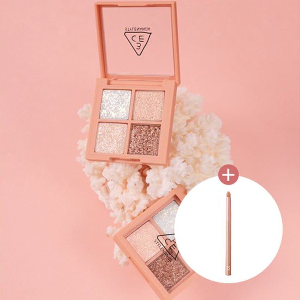 

Mini Multi Eye Palette (DIAMOND GLINT) 2.8g + Glow Eye Point Brush