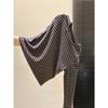 Women's Loose-Fit Color-Block Stripe Long Sleeve T-Shirt, Perfect for Spring and Autumn Layers, Casual Innerwear.