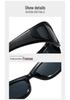 Women's Cyberpunk Narrow-Frame Sunglasses: High-End, Futuristic Style with Functional TR Headband