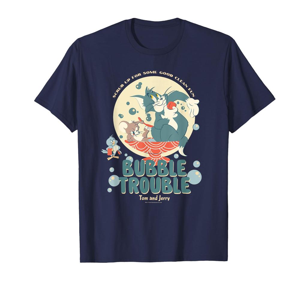 Tom and Jerry Bubble Trouble T-Shirt