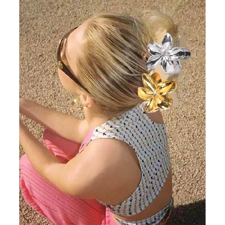 Elegant Flower Shape Hair Clip Spring Clamp Hair Accessories Flowers Claw Clip