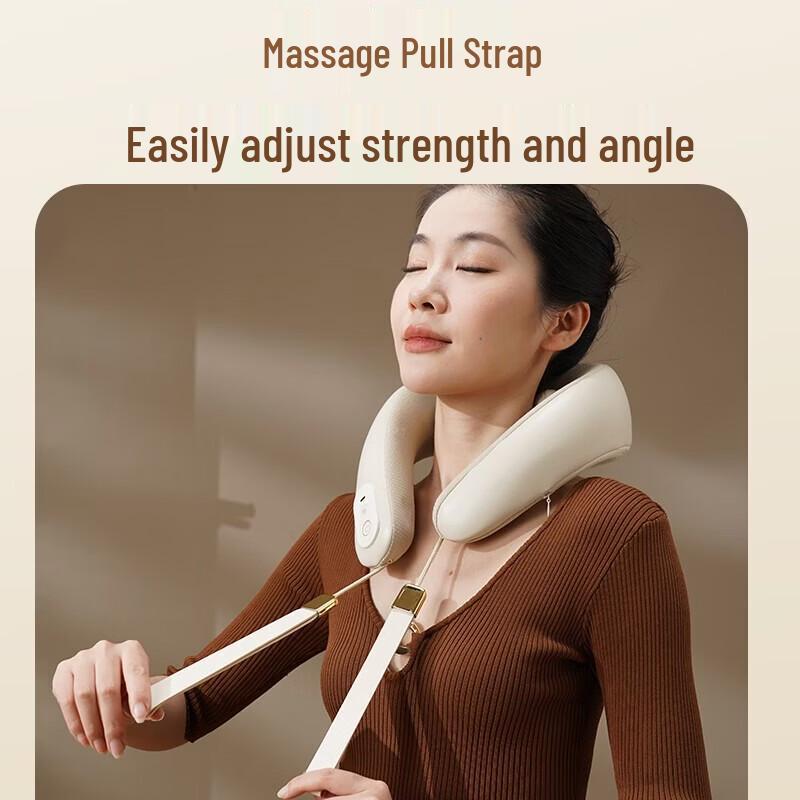 HEZHENG U-shaped Neck and Shoulder Massager with Heat CN Plug (adapter Included)