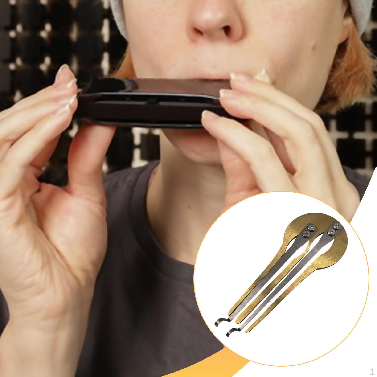 

Ethnic Mouth Harp, Compact And , Brilliant Russian Folk Musical Instrument. золотой