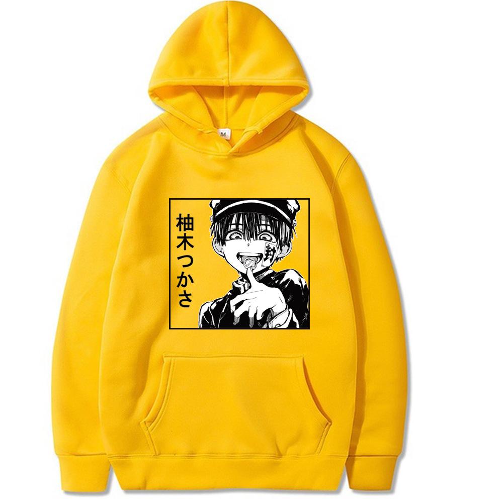 Japanese Animation Toilet-Bound Hanako-kun Men's Hoodie Sweatshirt Men Womnen Fashion Design Pullover Men's Fleece Hoodies