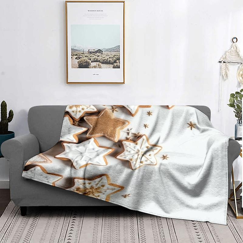 Wohndekoration Plüsch Überwurf Sofadecke Tagesdecke Bett flauschig weiche Decken Dekor Plaid Modern Halloween Frohe Weihnachten Winter