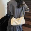 Color Solid Simple Large Capacity Women Casual Shoulder Bag For Daily Use