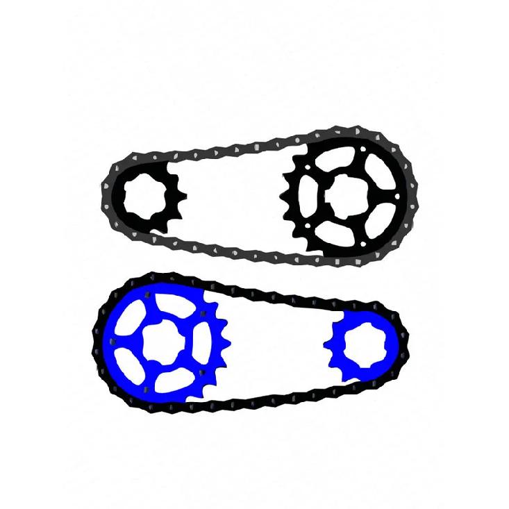 420 428 520 25T 30T 32T 33T 37T 39T 40T 48T Rear Sprocket For ATV Quad Dirt Pit Pocket Bike Chopper